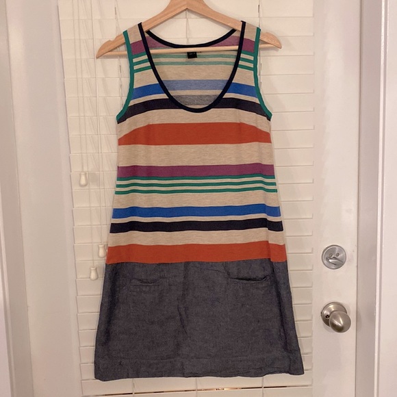 Summer dress - cotton top with denim bottom - Picture 1 of 5